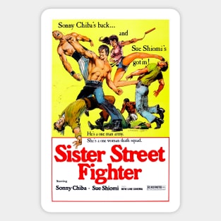 Sister Street Fighter (1976) Sticker